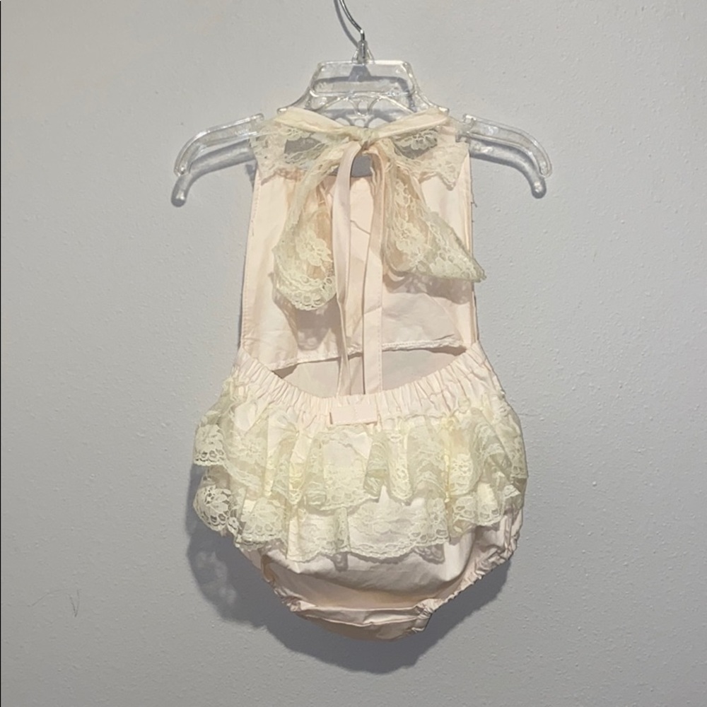 Lace Ruffled Romper - Picture 2 of 2